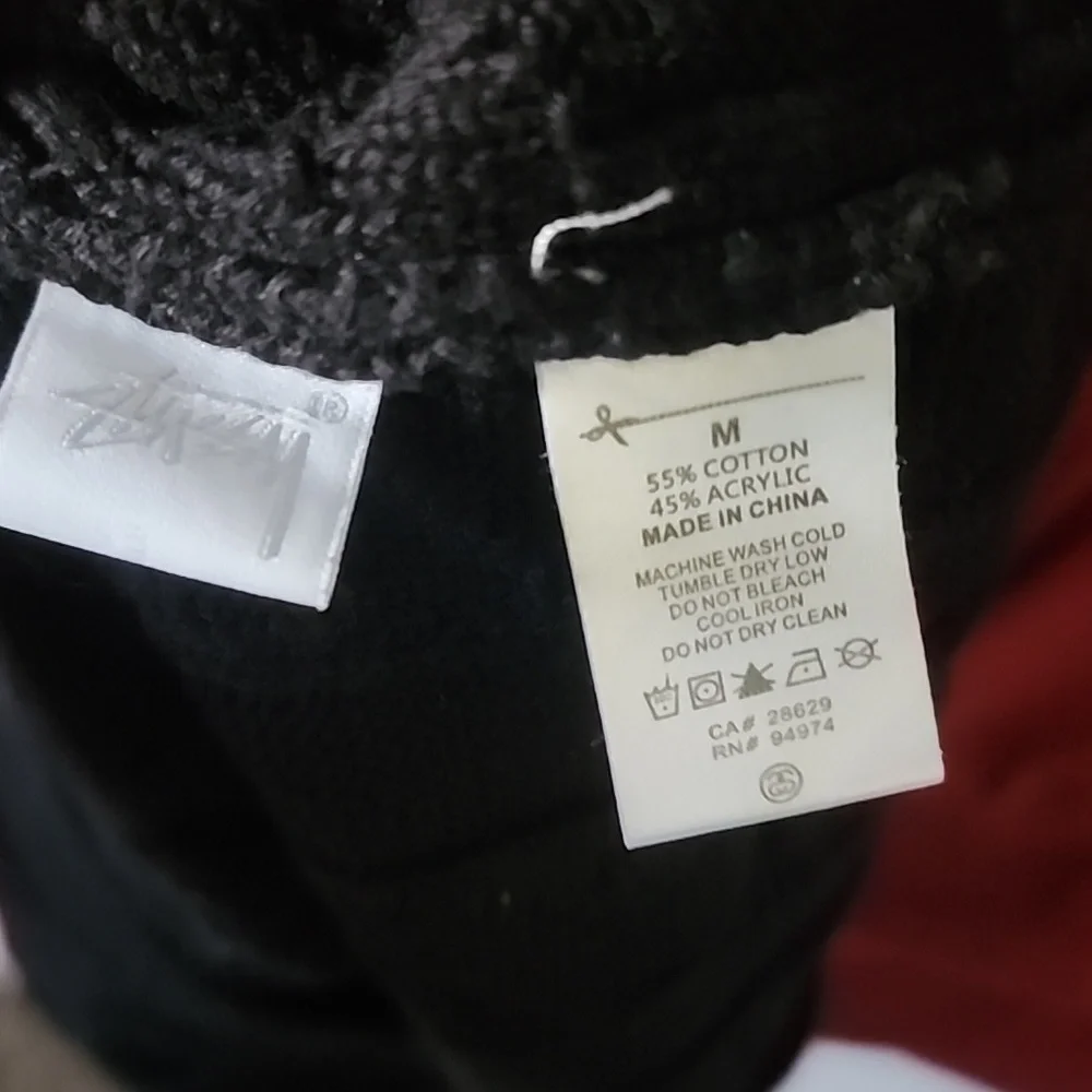 Stüssy Black Ribbed Knit Midi Dress Sleeveless Minimalist - Picture 11 of 11